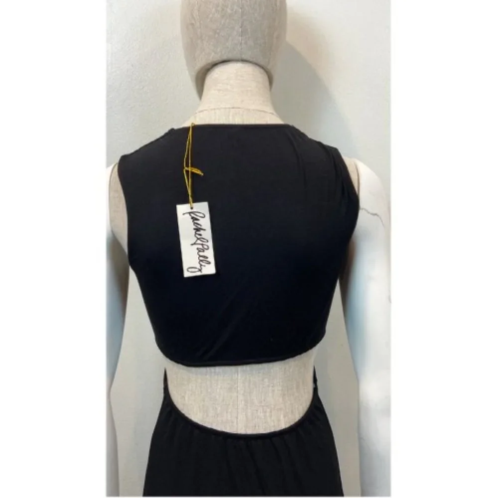 NWT! $275 RACHEL PALLY BLACK CUTOUT OUT WIGGLE DRESS M - Picture 8 of 11